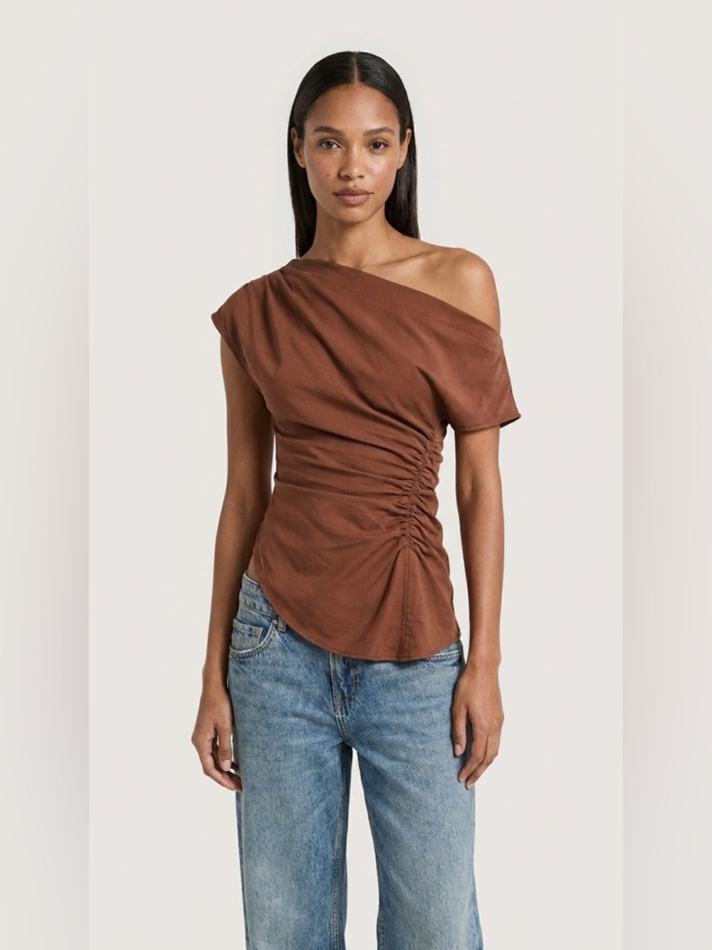 Zara- Asymmetrical top mocha